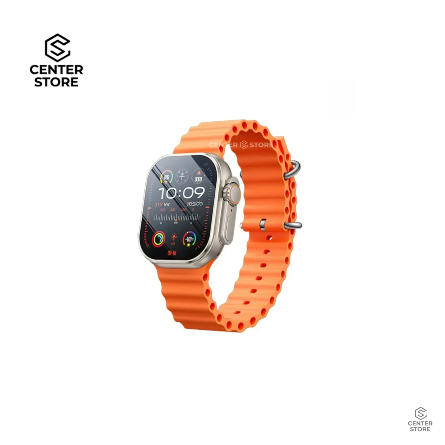 Montre Connectée Yesido IO26 Orange et Noir