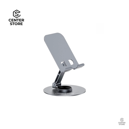 Support pour Smartphone et Tablette Rotation 360° Gris